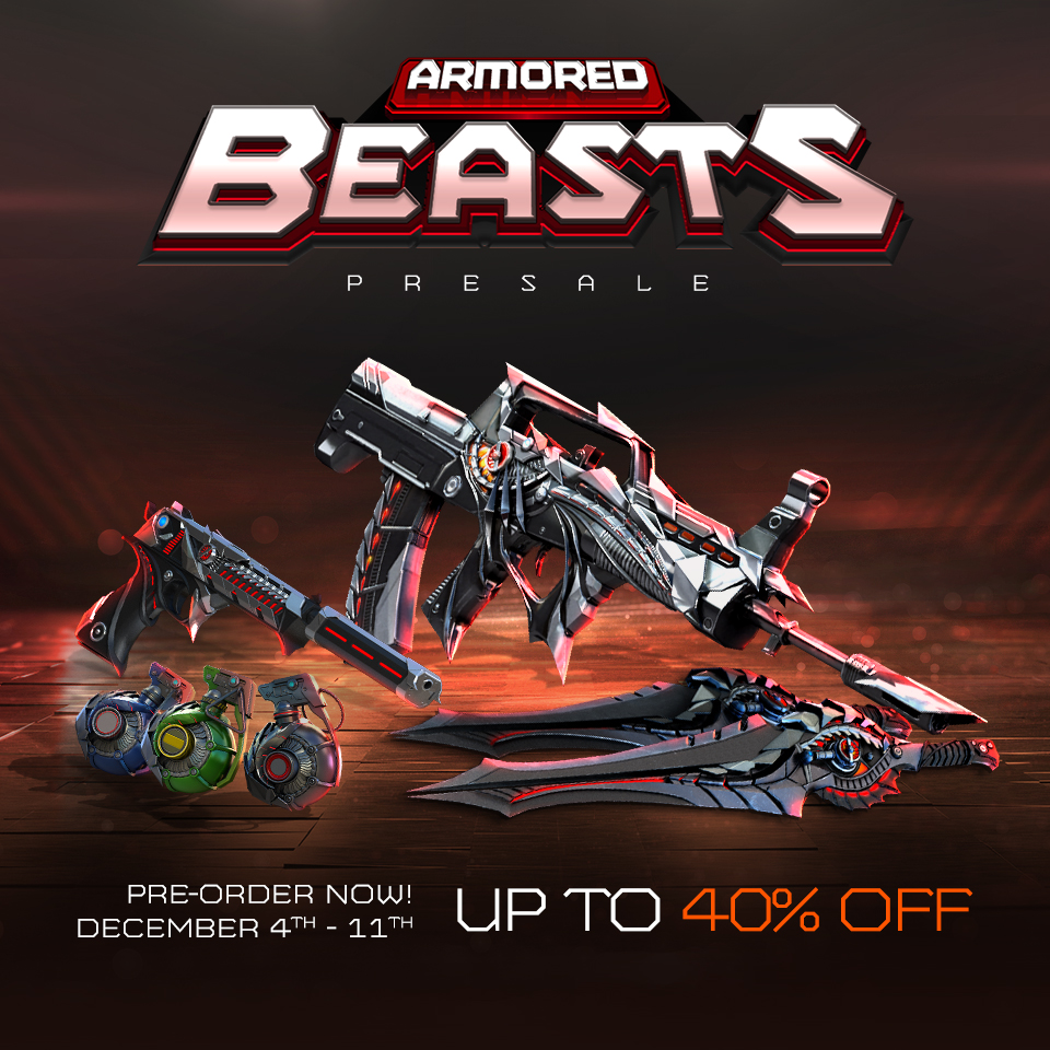 Armored Beasts Presale Dec 4 11th Z8games